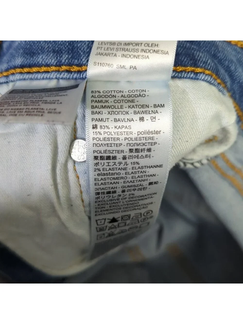 Levi's Jeans Men's 31x30 Fits 30x29 Blue 506 Comfort Straight Fit Denim